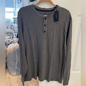 Rag and Bone Men’s Long Sleeve Henley- XL- NWT